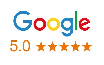 Google 5-star rating badge